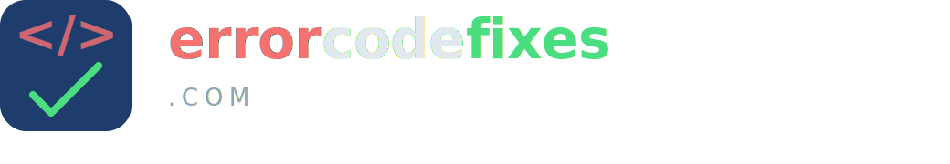 Industrial Error Code Fixes